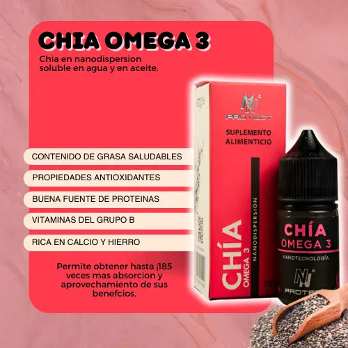 Formula avanzada de chia y omega 3