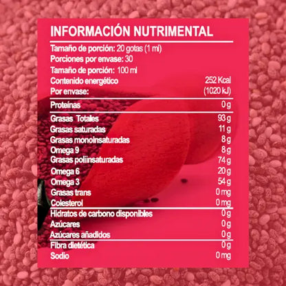 Formula avanzada de chia y omega 3